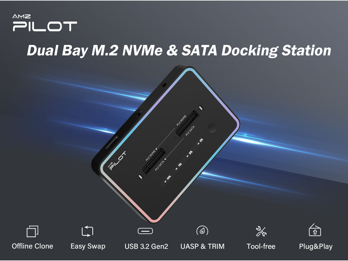 AMZPILOT M.2 SSD Duplicator: The All-in-One Data Workhorse with Unmatc