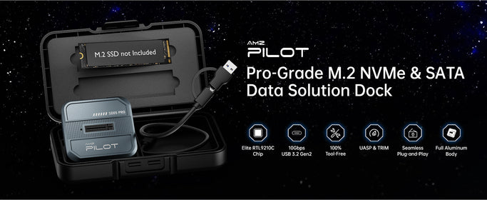 Stop Juggling Drives — The AMZPILOT SD05 Pro Is the M.2 Dock You've Been Waiting For