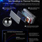 AMZPILOT 40Gbps USB4 NVMe Enclosure with Triple-Cooling System Aluminum