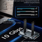 AMZPILOT Dual-Bay M.2 SSD Cloner Dock 10Gbps NVMe SATA Reader Quad Cooling